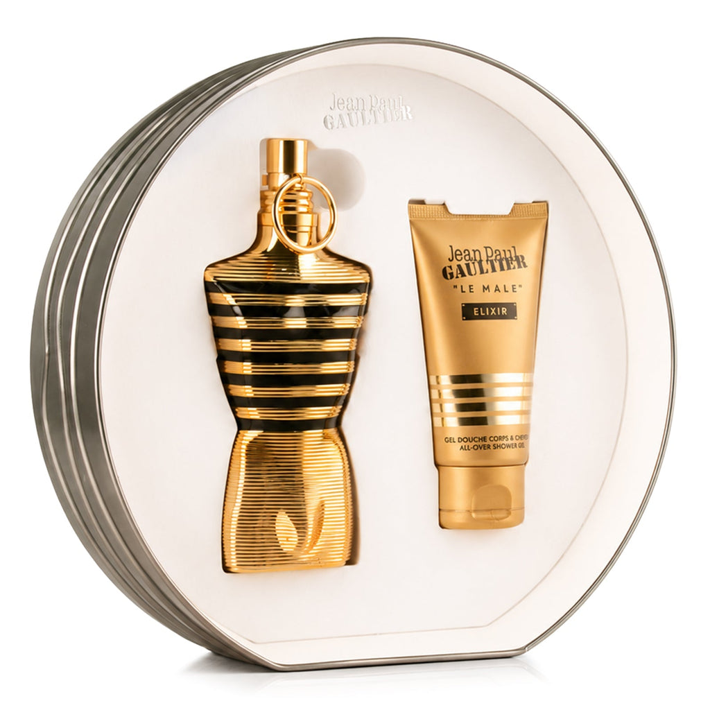 Jean Paul Gaultier Le Male Elixir Parfum Gift Set For Men