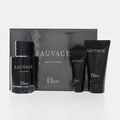 Christian Dior Sauvage  Set EDP 60 Ml + Shower Gel 50 Ml + Moisturizer For Face & Beard 20 Ml For Men