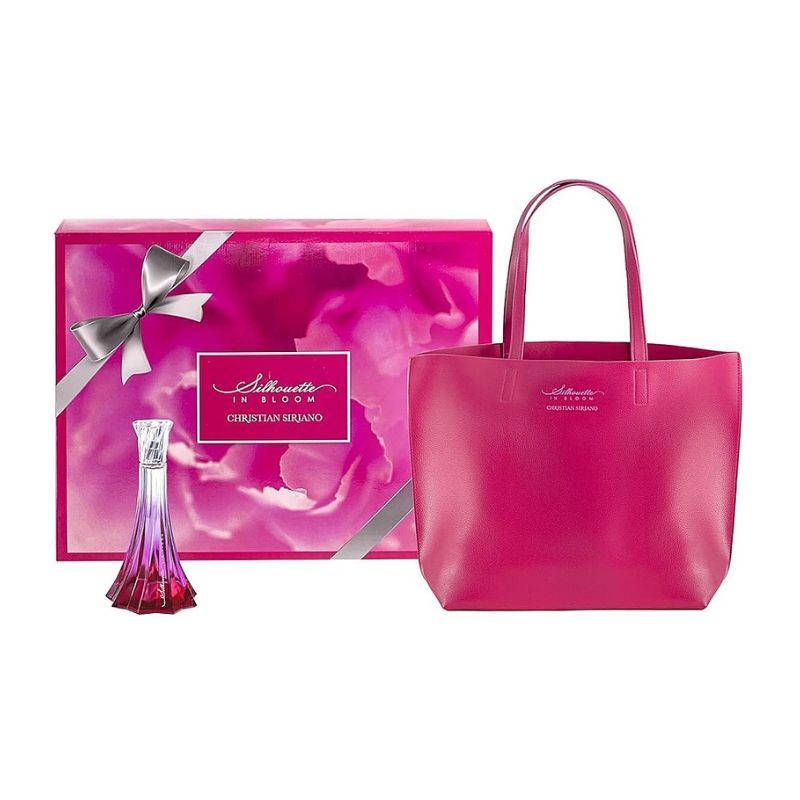 Christian Siriano Silhouette In Bloom For Women Set EDP 100ml + Shoulder Bag