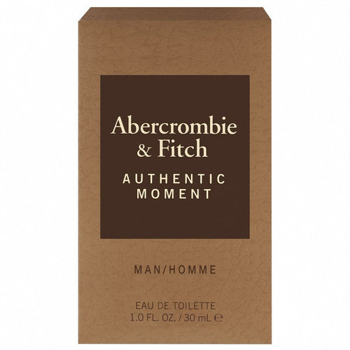 Abercrombie & Fitch Authentic Moment Man Eau De Toilette For Men - Woody?Amber Perfume 30ml