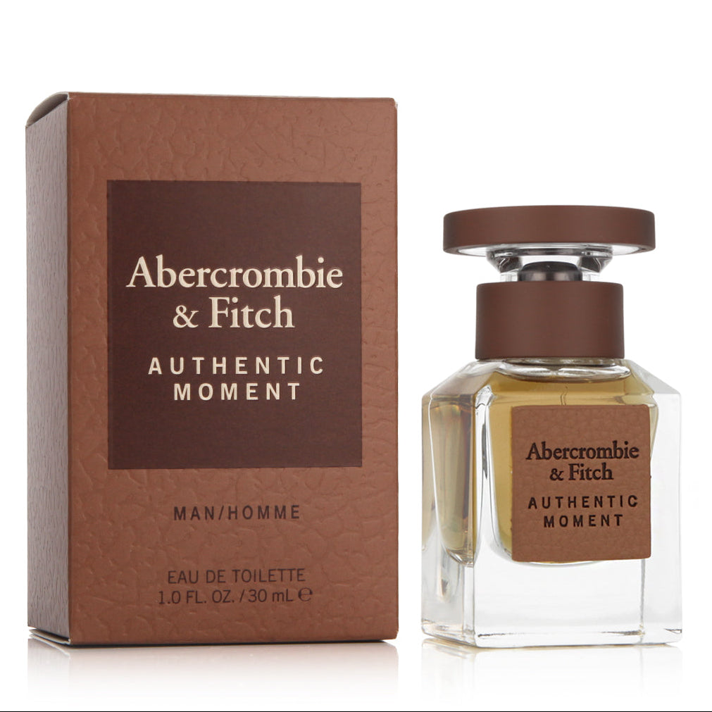 Abercrombie & Fitch Authentic Moment Man Eau De Toilette For Men - Woody?Amber Perfume 30ml