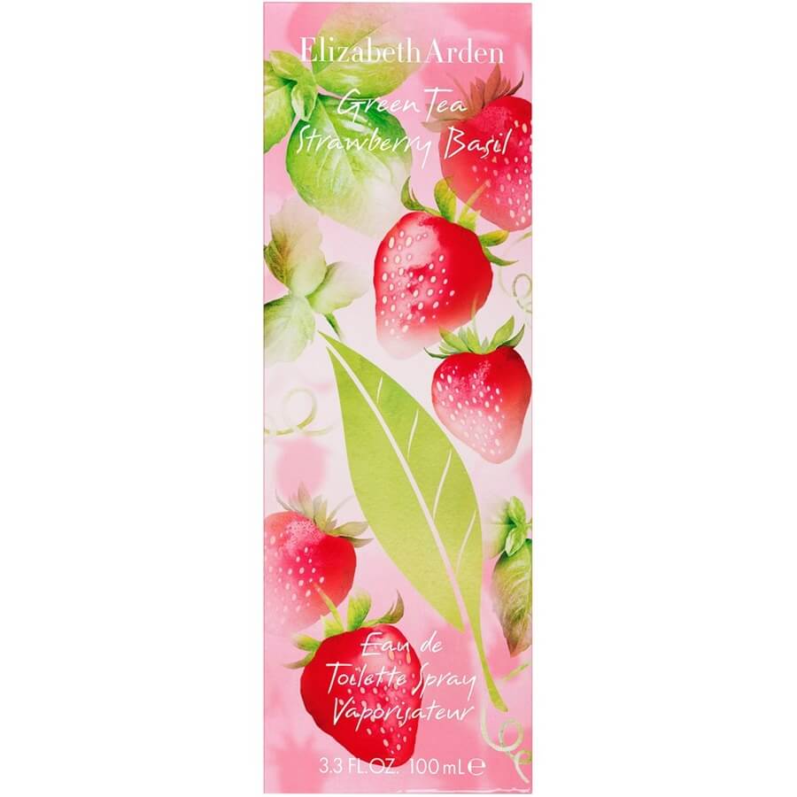 Elizabeth Arden Green Tea Strawberry Basil Eau De Toilette For Women - Aromatic Green Perfume 100ml