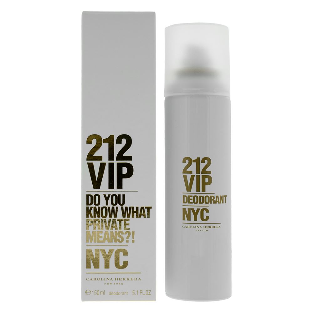 CAROLINA HERRERA 212 VIP FOR WOMEN DEODORANT 150ML
