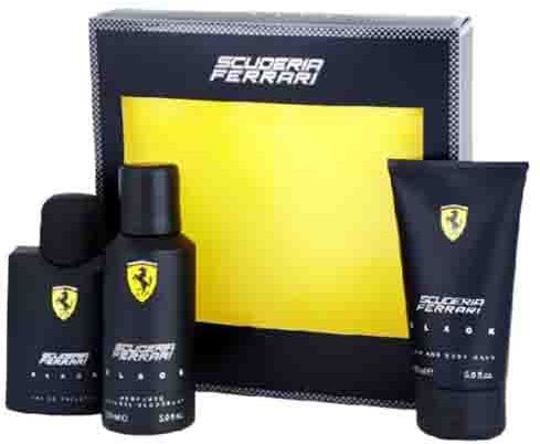Ferrari's Scuderia Ferrari Black For Men Eau de Toilette 125 ml, 3 Count