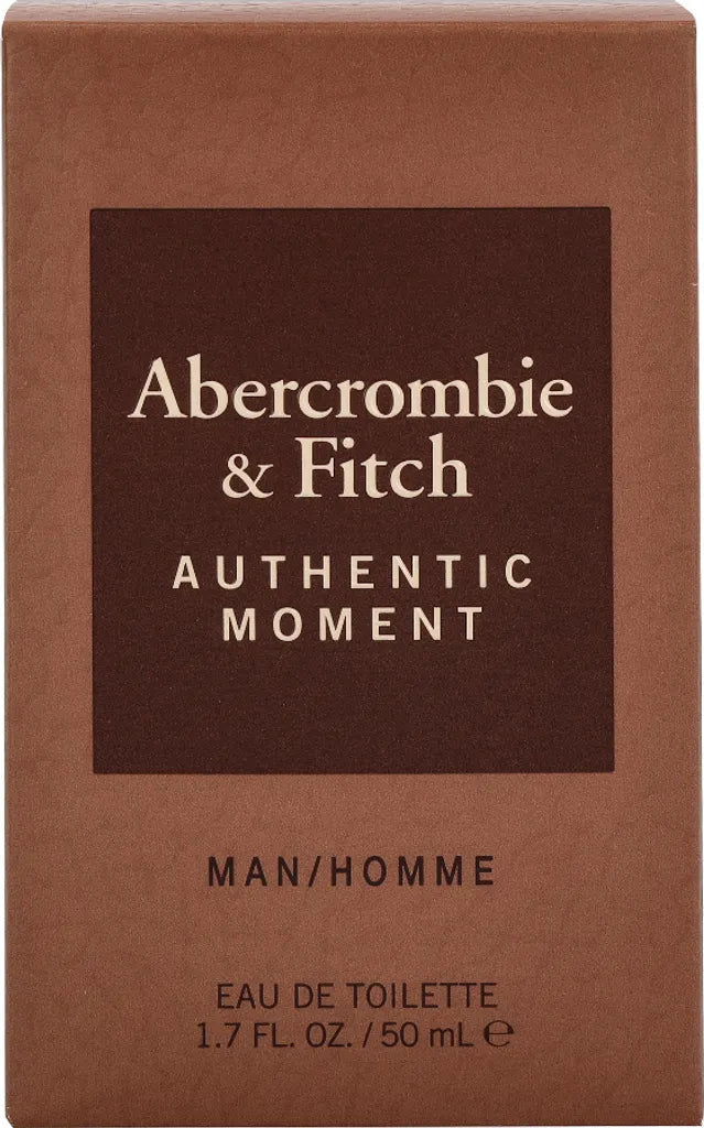 Abercrombie & Fitch Authentic Moment Man Eau De Parfum For Men - Woody?Amber Perfume 50ml