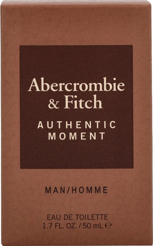 Abercrombie & Fitch Authentic Moment Man Eau De Parfum For Men - Woody?Amber Perfume 50ml