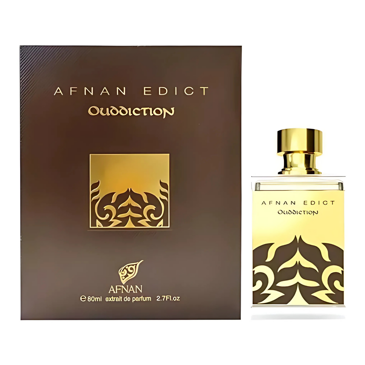 Afnan Edict Ouddiction Perfume For Unisex Extrait De Parfum 80ml