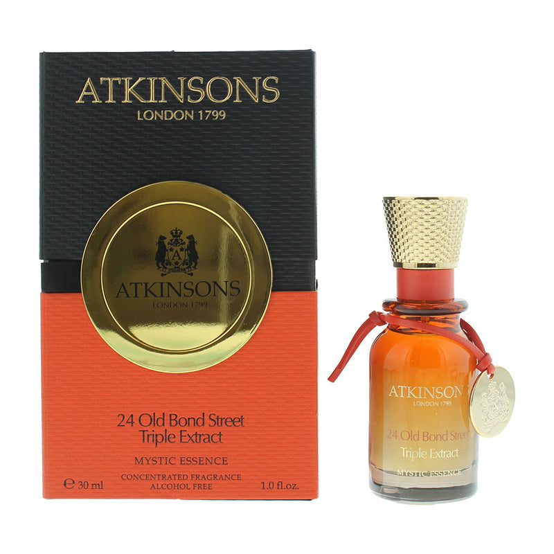 ATKINSONS 24 OLD BOND STREET TRIPLE EXTRACT MYSTIC ESSENCE PERFUME OIL FOR MEN AND WOMEN 30ml