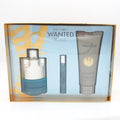 AZZARO WANTED TONIC Gift SET EDT 100ml EDT 7.5ml HAIR&BODY SHAMPOO 100ml