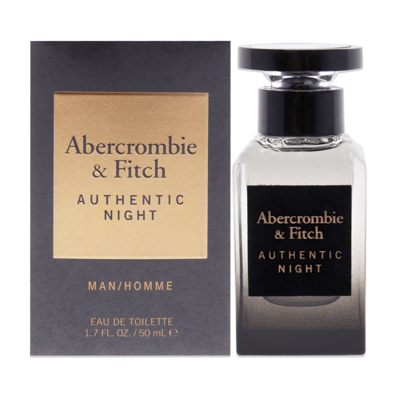 Abercrombie & Fitch Authentic Night Man Perfume For Men EDT 50ml
