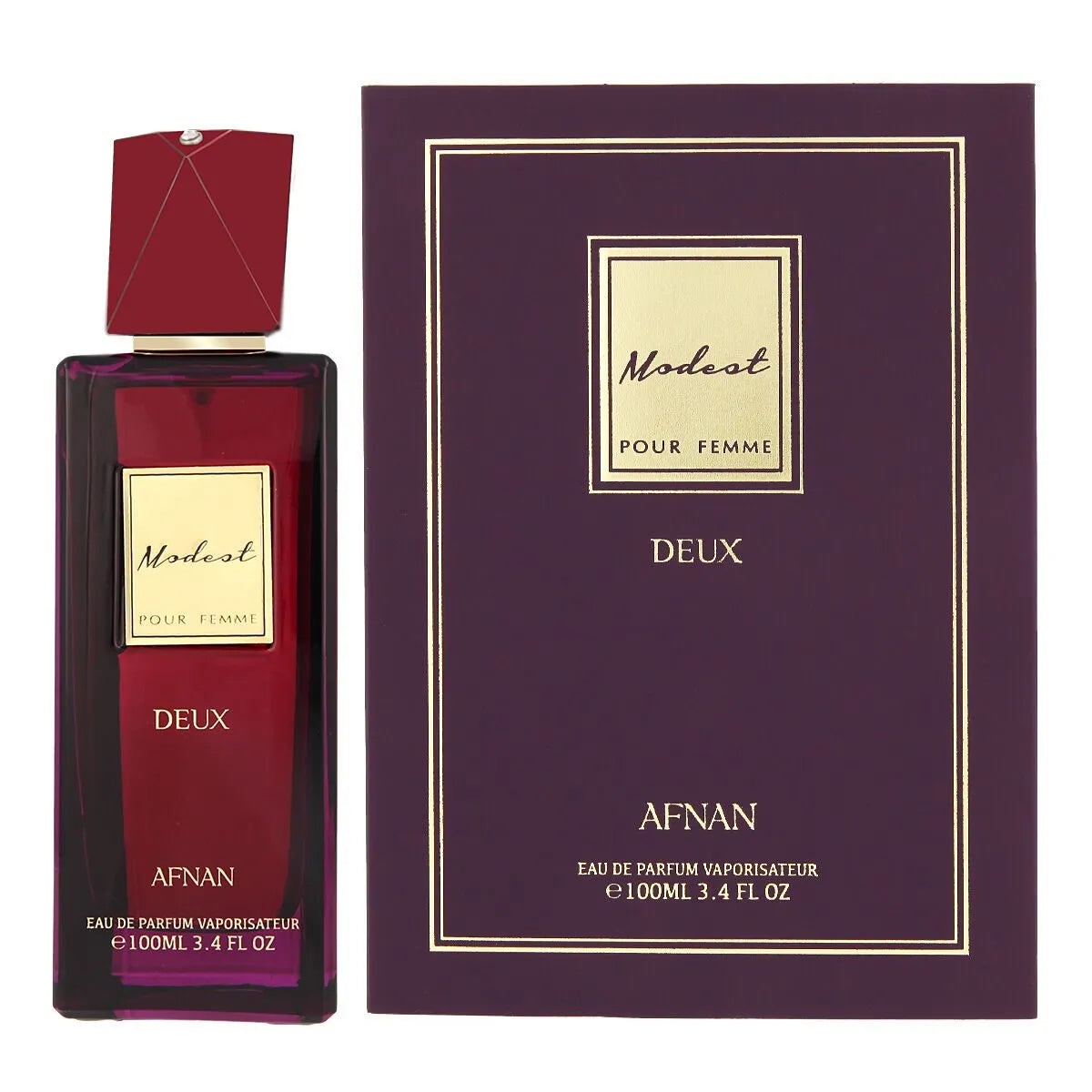 Afnan Modest Deux Pour Femme For Women Edp 100 ml