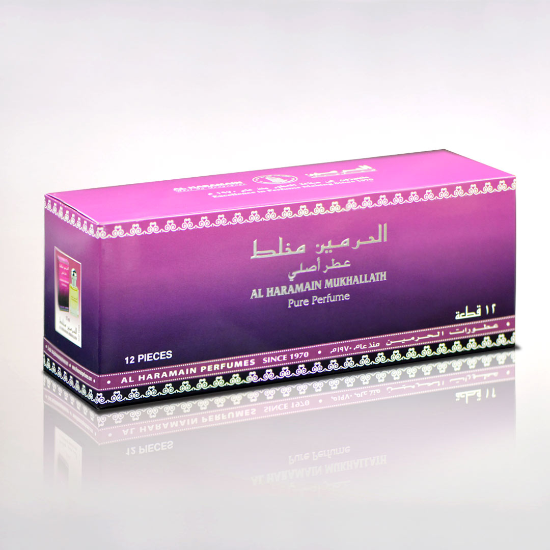 Al Haramain Mukhallath Perfume Oil 12 X 15ml