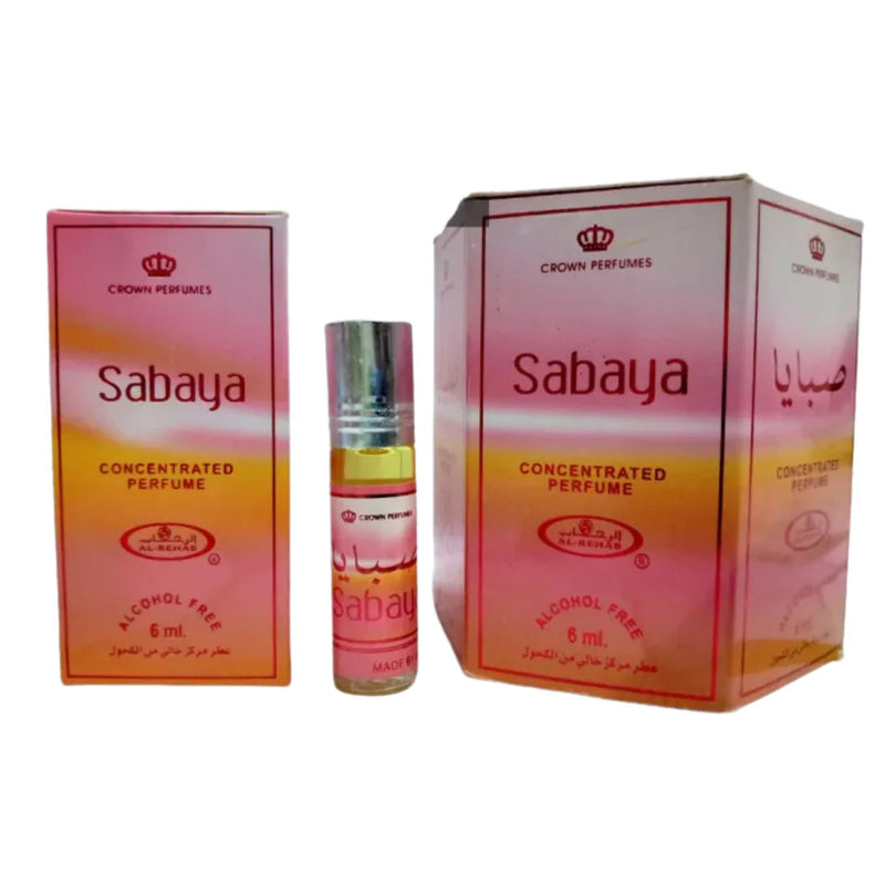 Al Rehab Sabaya Concentrated Oil Perfume Roll on 6 x 6ml