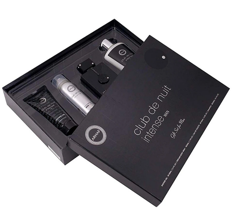 Armaf Club De Nuit Intense Man, 4 Piece Gift Set,