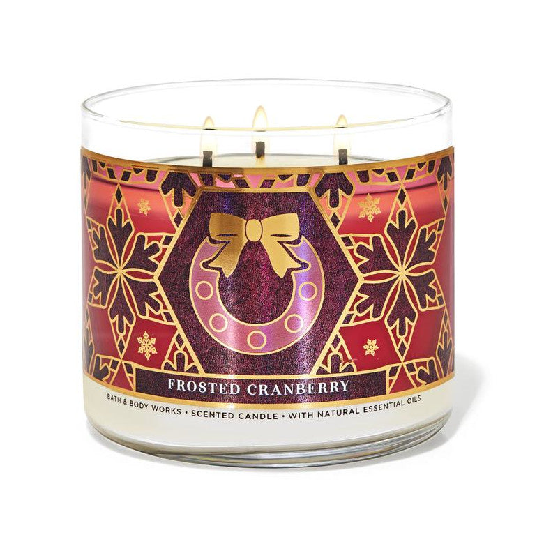 Bath & Body Works Frosted Cranberry Scented Candle