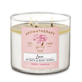 Bath & Body Works Love Rose Vanilla Scented Candle