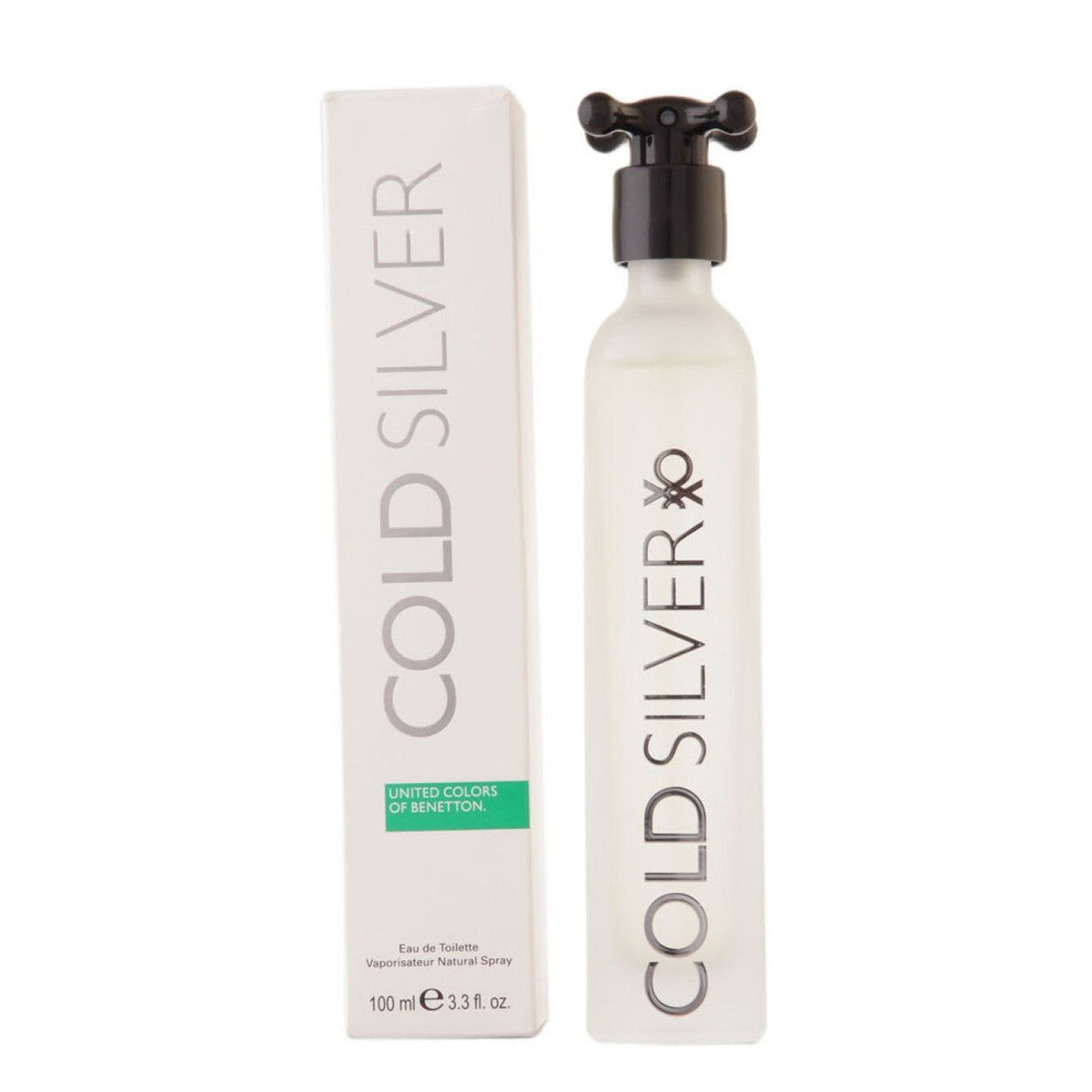Benetton Cold Silver Perfume For Men EDT 100ml