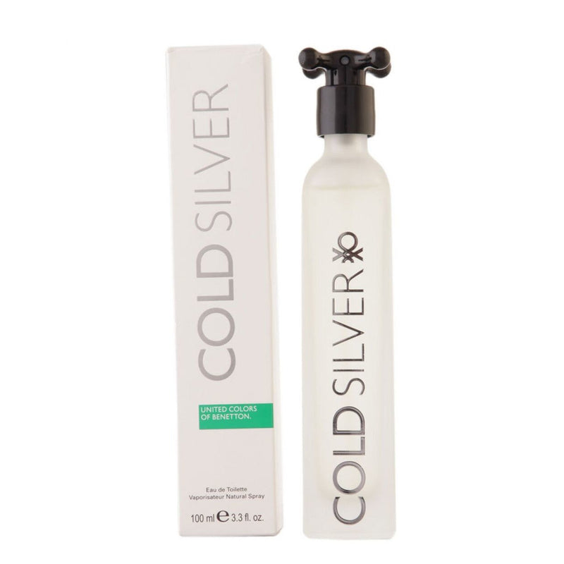 Benetton Cold Silver Perfume For Men EDT 100ml