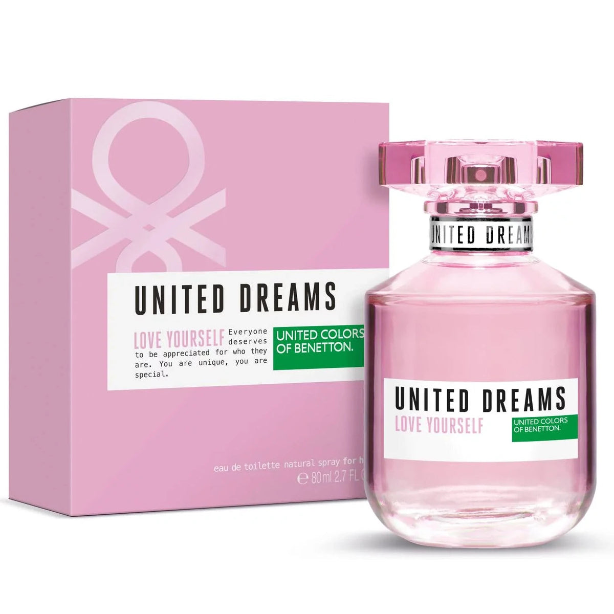 Benetton United Dreams Love Yourself For Her Perfume For Women EDT 80ml