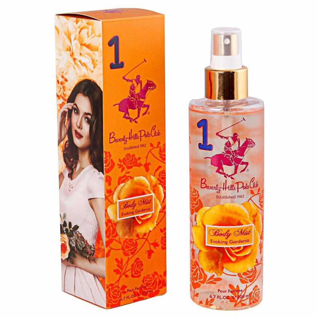 Beverly Hills Polo Club 1 Evoking Gardenia Pour Femme Body Mist For Women 200ml