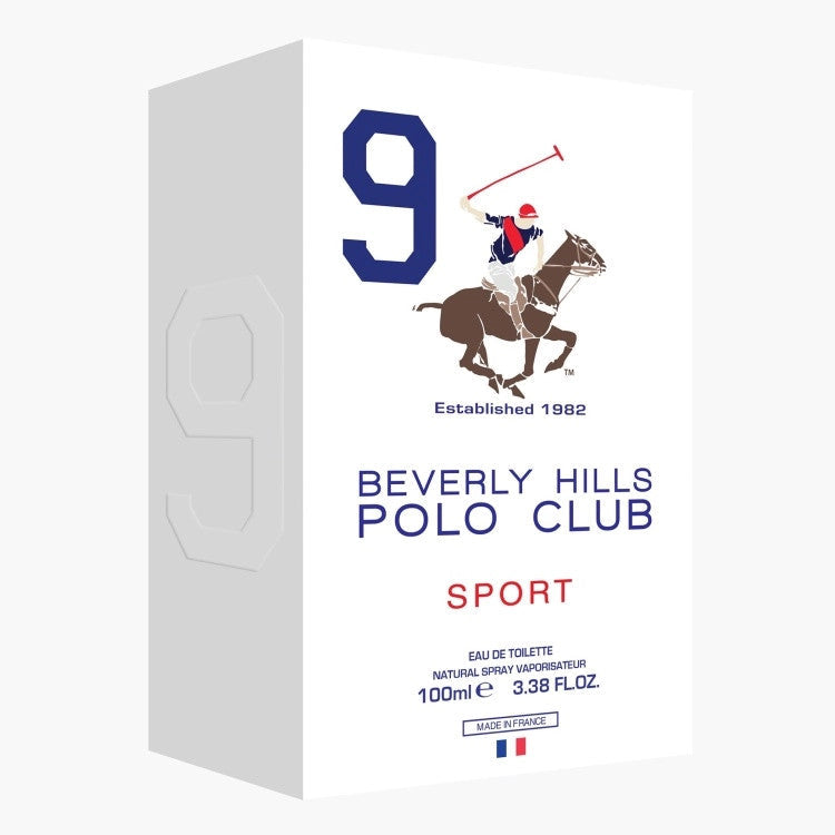 Beverly Hills Polo Club Eau De Toilette Sport 9 for Men 100ml