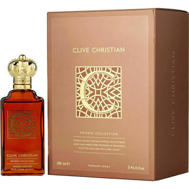 CLIVE CHRISTIAN PRIVATE COLLECTION C SENSUAL WOODY LEATHER PERFUME FOR MEN 100ML