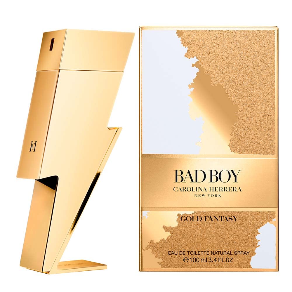 Carolina Herrera Bad Boy Gold Fantasy Perfume For Men EDT 100ml