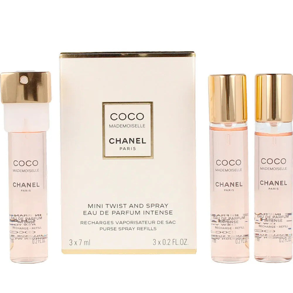 Chanel Coco Mademoiselle Mini EDP Intense 3 X 7ml Purse Spray Refill For Women