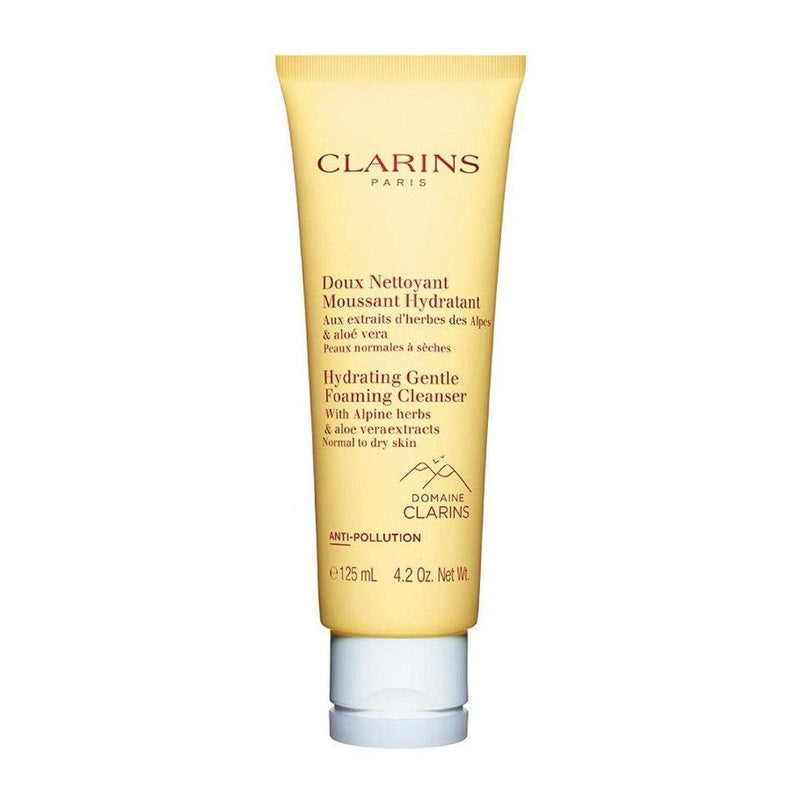 Clarins Hydrating Gentle Foaming Cleanser With Alpine Herbs & Aloe Vera Extracts For Women 125ml