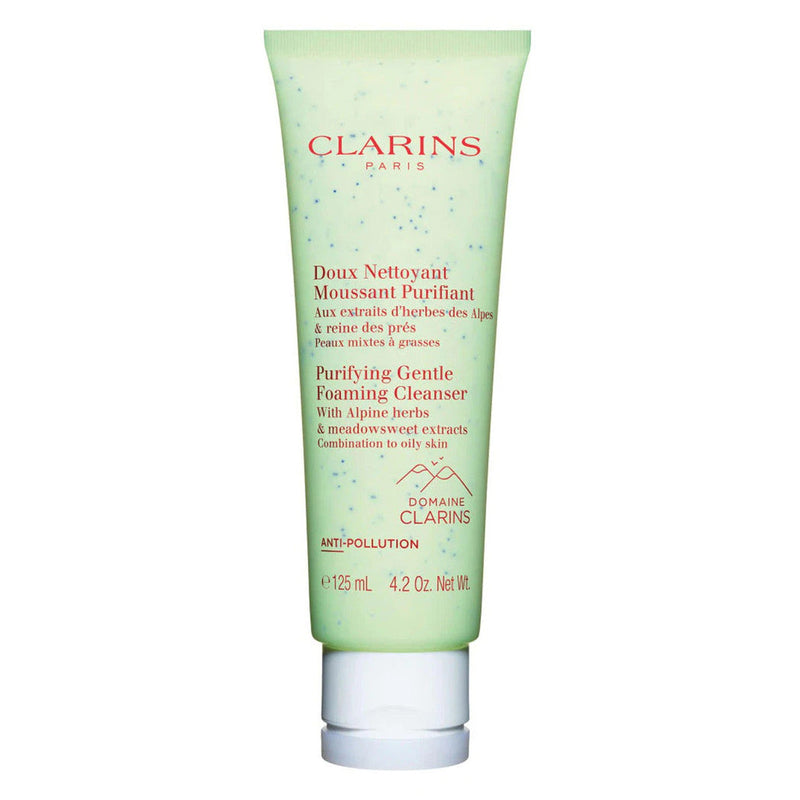 Clarins Purifying Gentle Foaming Cleanser For Women With Alpine Herbs And Meadowsweet Extracts 125ml