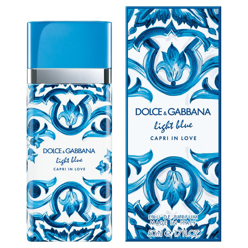 Dolce & Gabbana Light Blue Capri In Love Eau De Parfum For Women - Floral Fruity Perfume 50ml