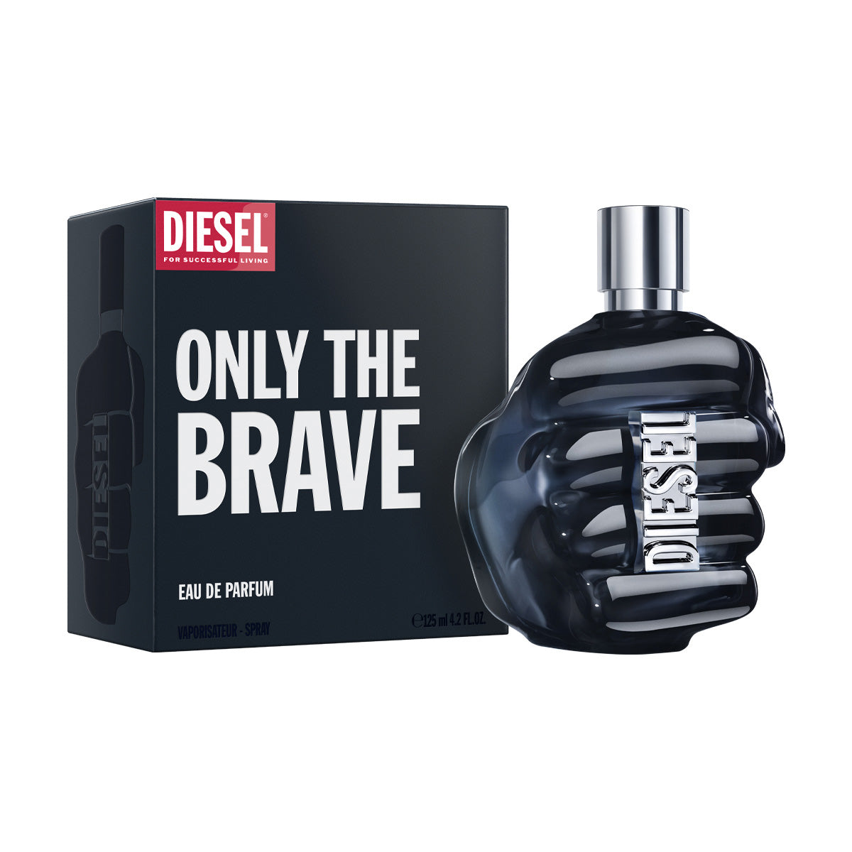 Diesel Only The Brave Pour Homme Eau De Parfum For Men - Oriental Woody Perfume 125ml