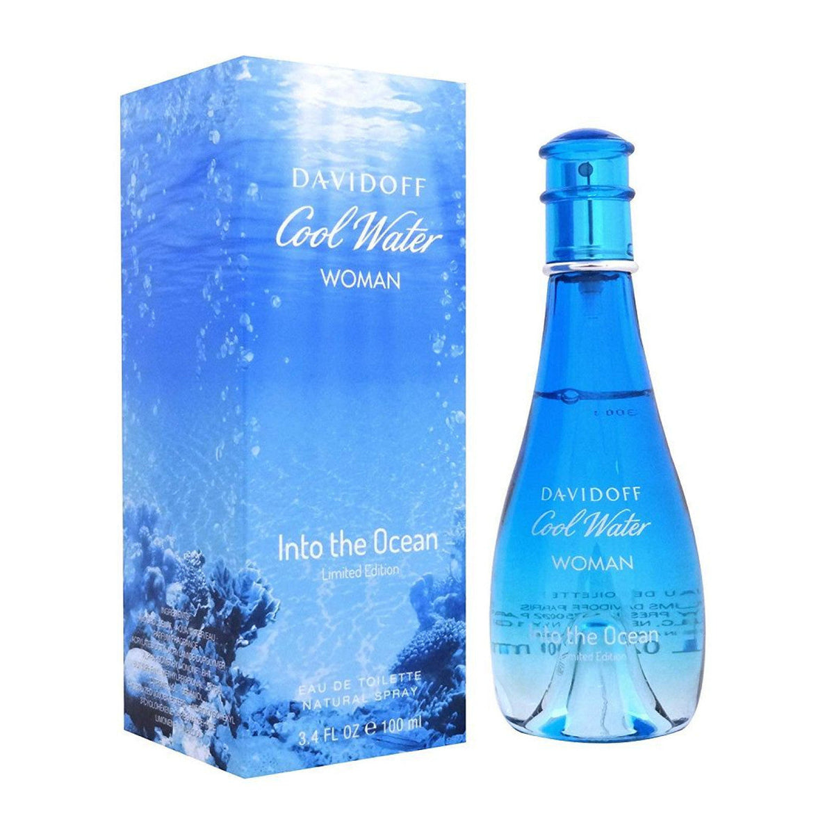 Davidoff Cool Water Into The Ocean Limited Edition Woman Perfume For Women EDT 100ml