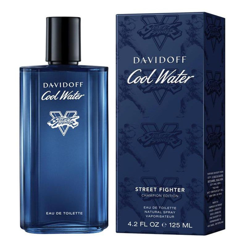 Davidoff Cool Water Street Fighter Champion Edition Perfume For Men EDT 125ml