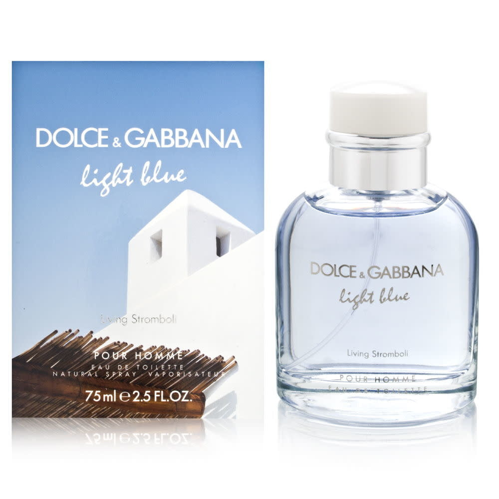 Dolce & Gabbana Light Blue Living In Stromboli Limited Edition Pour Homme Perfume For Men EDT 75ml