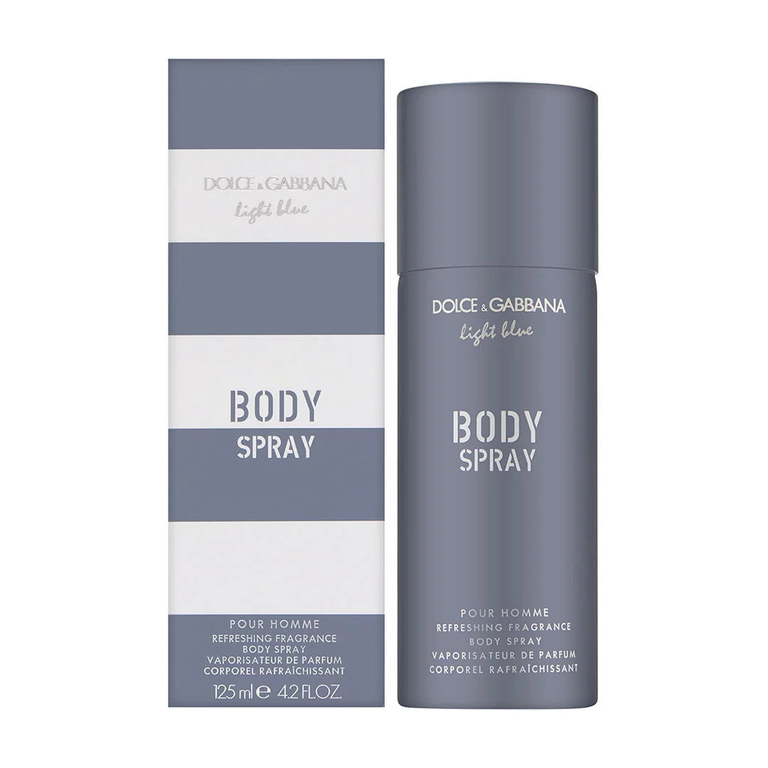 Dolce & Gabbana Light Blue Pour Homme Refreshing Fragrance Body Spray For Men 125ml