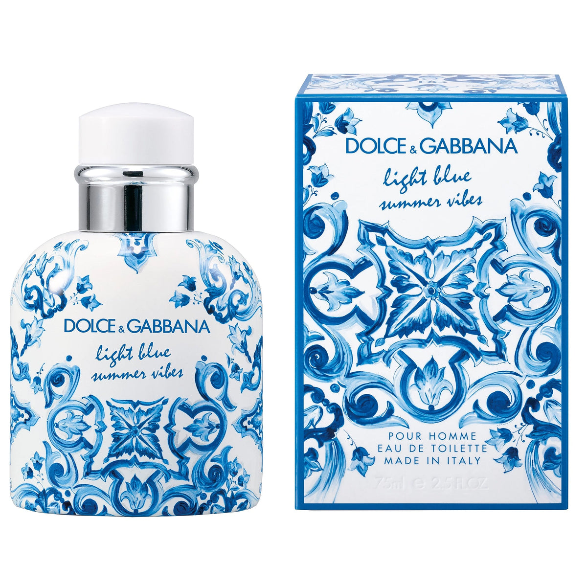 Dolce & Gabbana Light Blue Summer Vibes Pour Homme Perfume For Men EDT 75ml