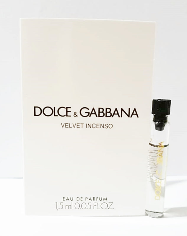 Dolce & Gabbana Velvet Incenso for Men Tube EDP 1.5 ML
