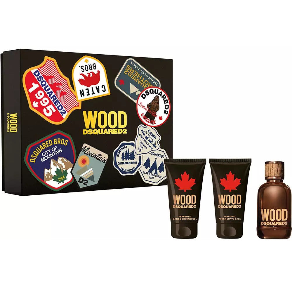 Dsquared² Wood Pour Homme Gift Set For Men