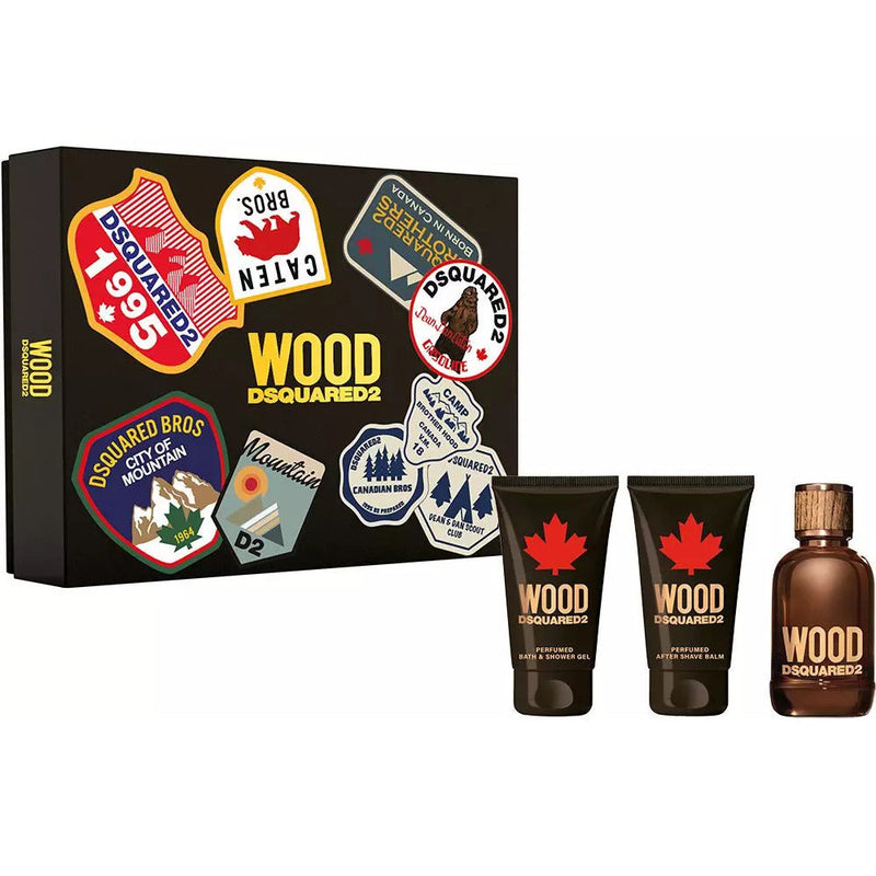 Dsquared² Wood Pour Homme Gift Set For Men