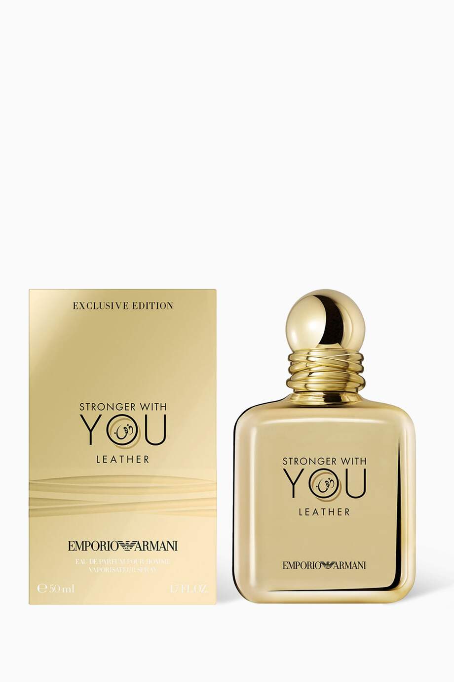 Giorgio Armani Emporio Armani Stronger With You Leather for Men EDP 50 ml
