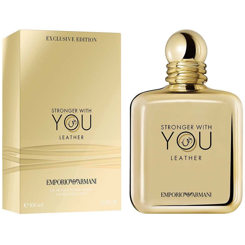 Giorgio Armani Emporio Armani Stronger With You Leather Pour Homme Perfume For Men EDP 100ml