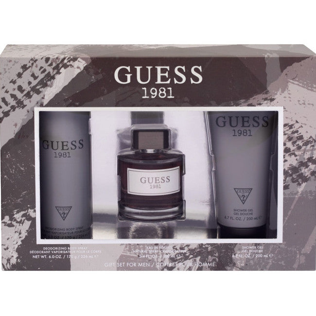 Guess 1981 3-Piece Gift Set For Men
