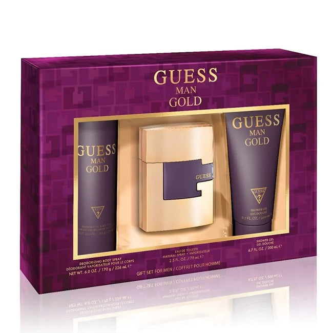Guess Gold For Men Gift Set For Men