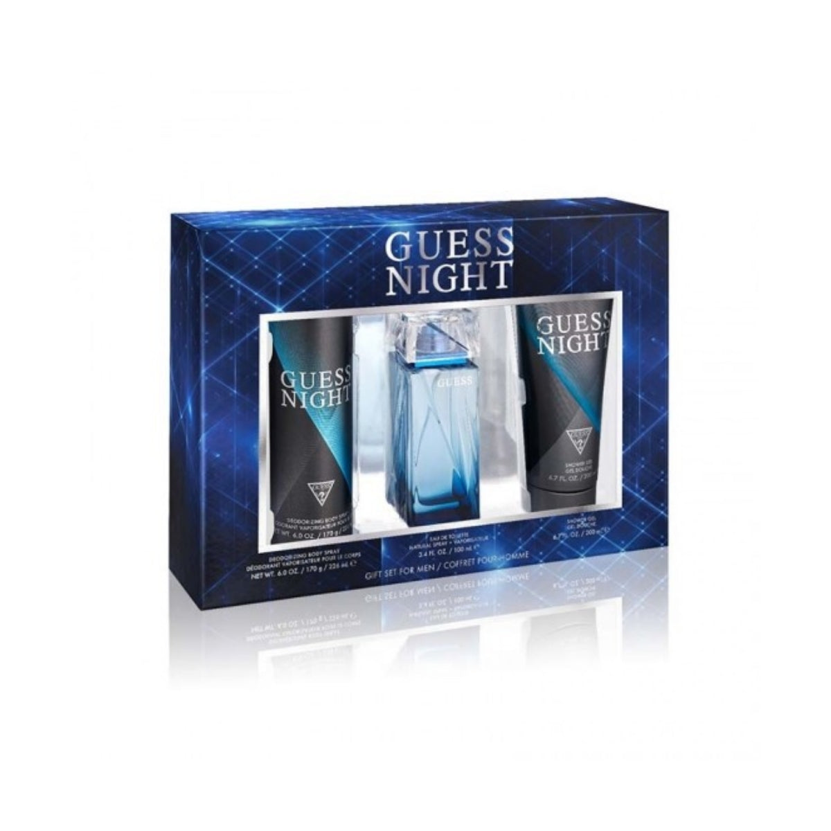 Guess Night 3 Pc Fragrance Gift Set For Men