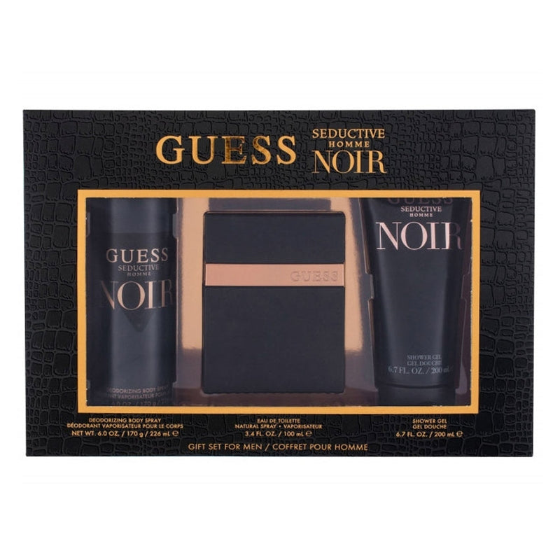 Guess Seductive Noir 3-Piece Gift Set For Men