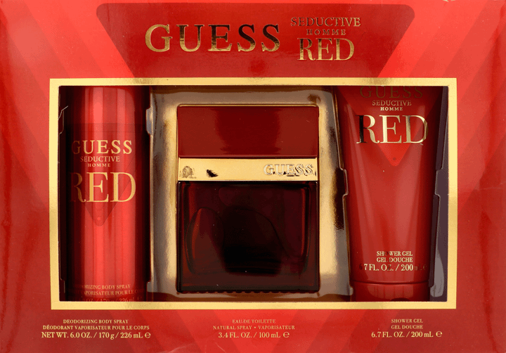 Guess Seductive Red Gift Set For Men