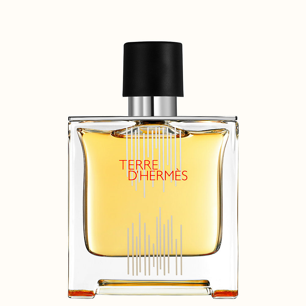 HERMES TERRE D'HERMES H BOTTLE LIMITED EDITION PERFUME FOR MEN PURE PARFUM 75 ml FR