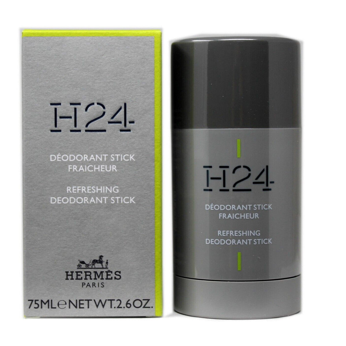 Hermes H24 Refreshing Deo Stick For Men Alcohol-Free 75ml