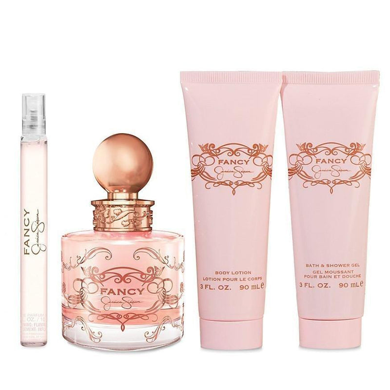 JESSICA SIMPSON FANCY (W) SET EDP 100 ml + EDP 10 ml + BODY LOTION 90 ml + BATH&SHOWER GEL 90 ml US